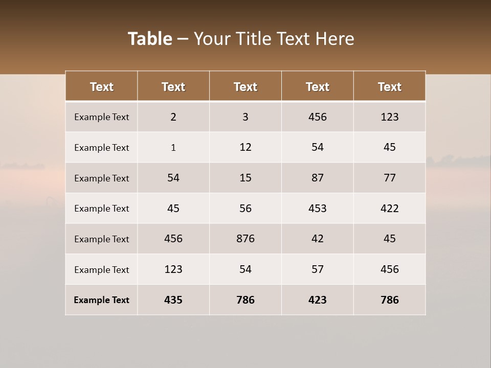 Dawn Daylight Crack PowerPoint Template