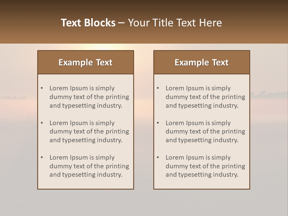 Dawn Daylight Crack PowerPoint Template