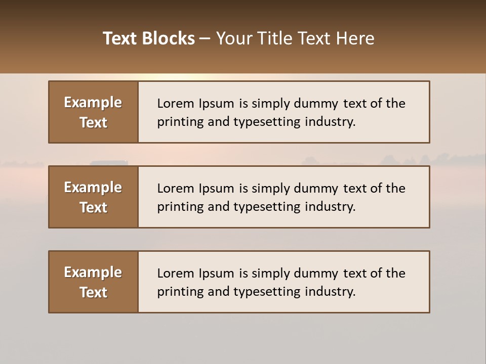 Dawn Daylight Crack PowerPoint Template