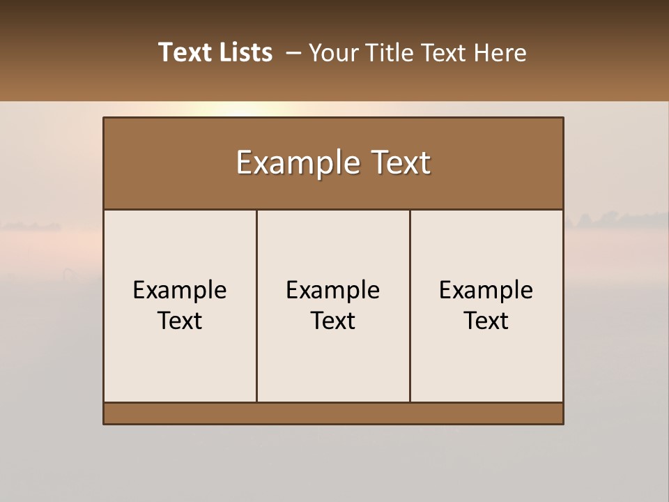 Dawn Daylight Crack PowerPoint Template