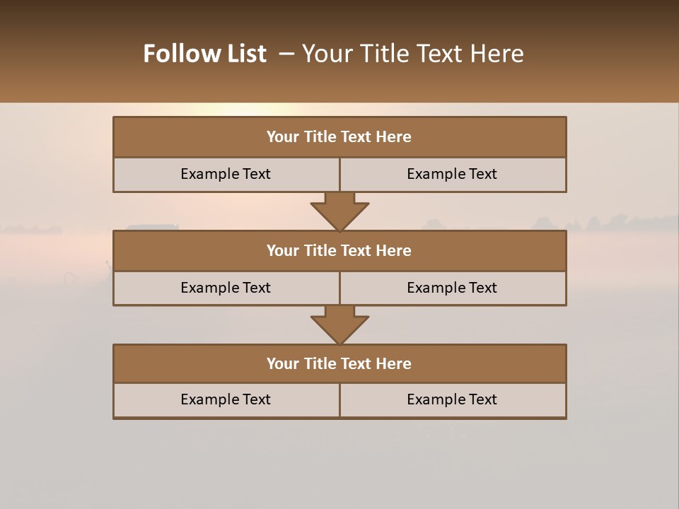 Dawn Daylight Crack PowerPoint Template
