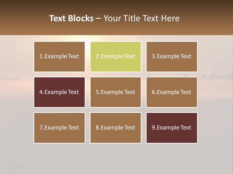 Dawn Daylight Crack PowerPoint Template