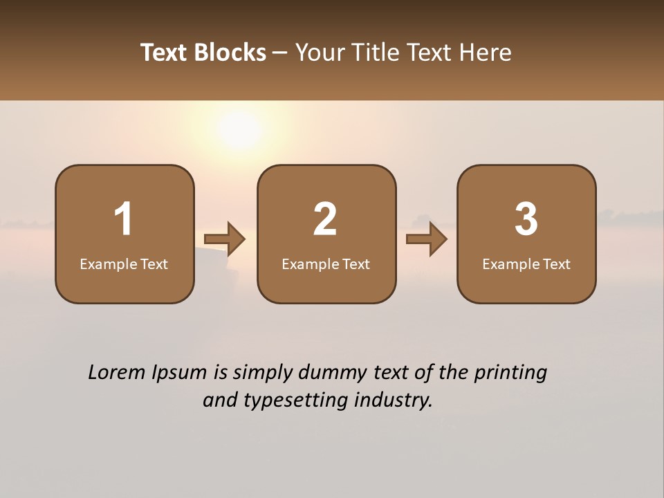 Dawn Daylight Crack PowerPoint Template