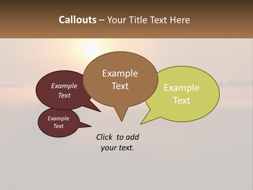 Dawn Daylight Crack PowerPoint Template
