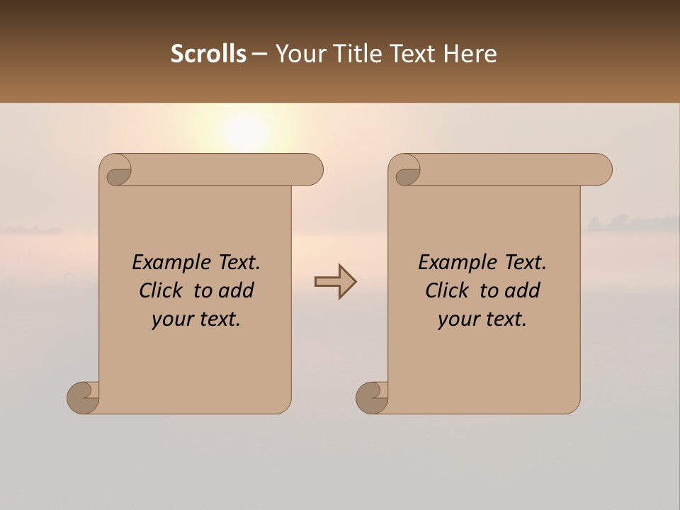 Dawn Daylight Crack PowerPoint Template