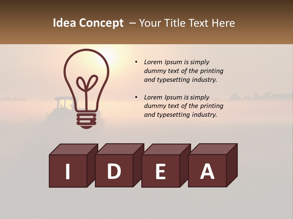Dawn Daylight Crack PowerPoint Template
