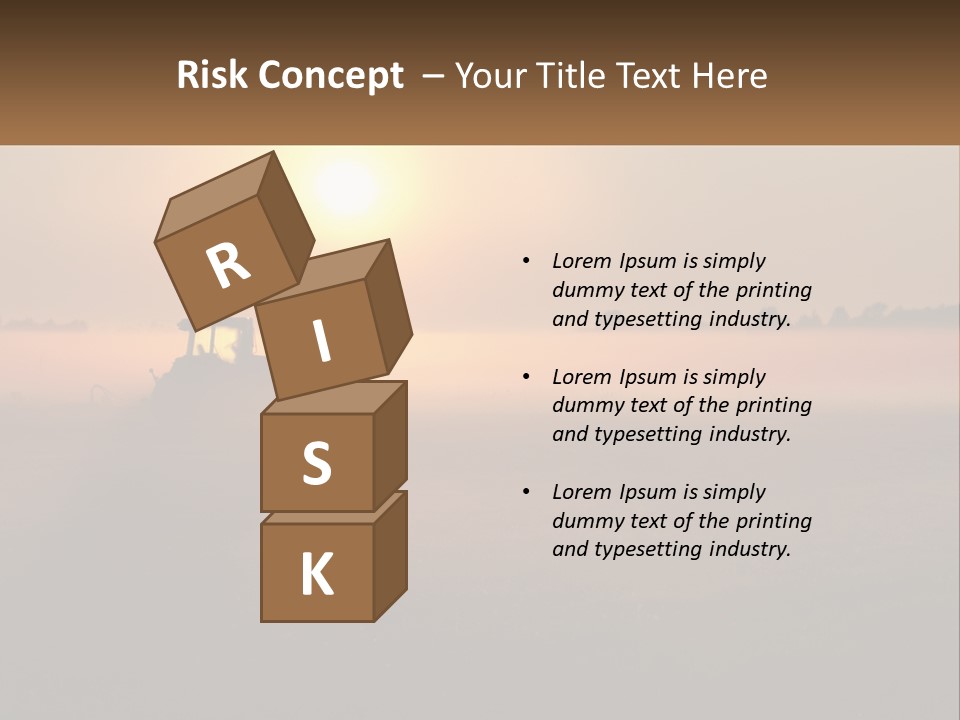 Dawn Daylight Crack PowerPoint Template