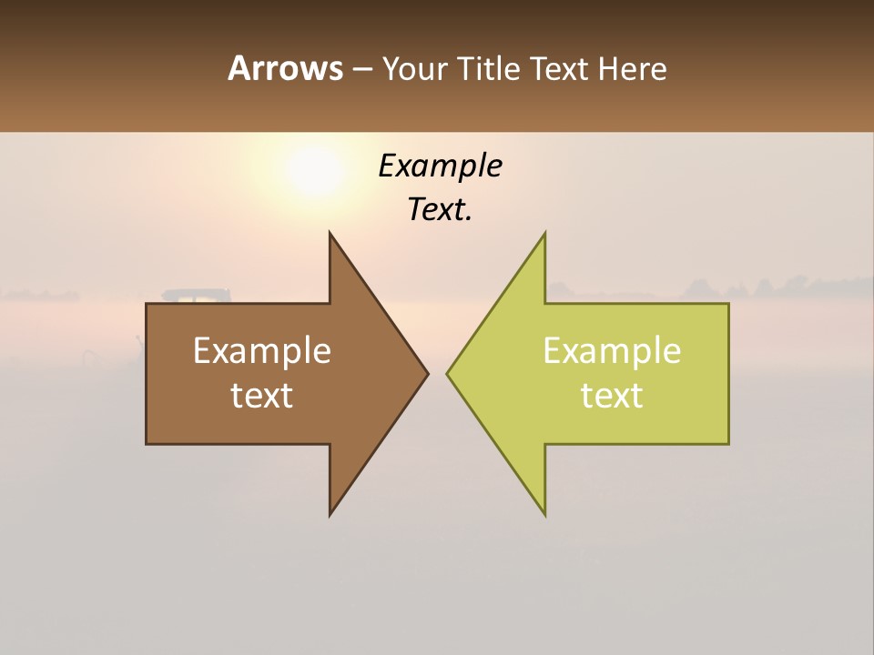 Dawn Daylight Crack PowerPoint Template