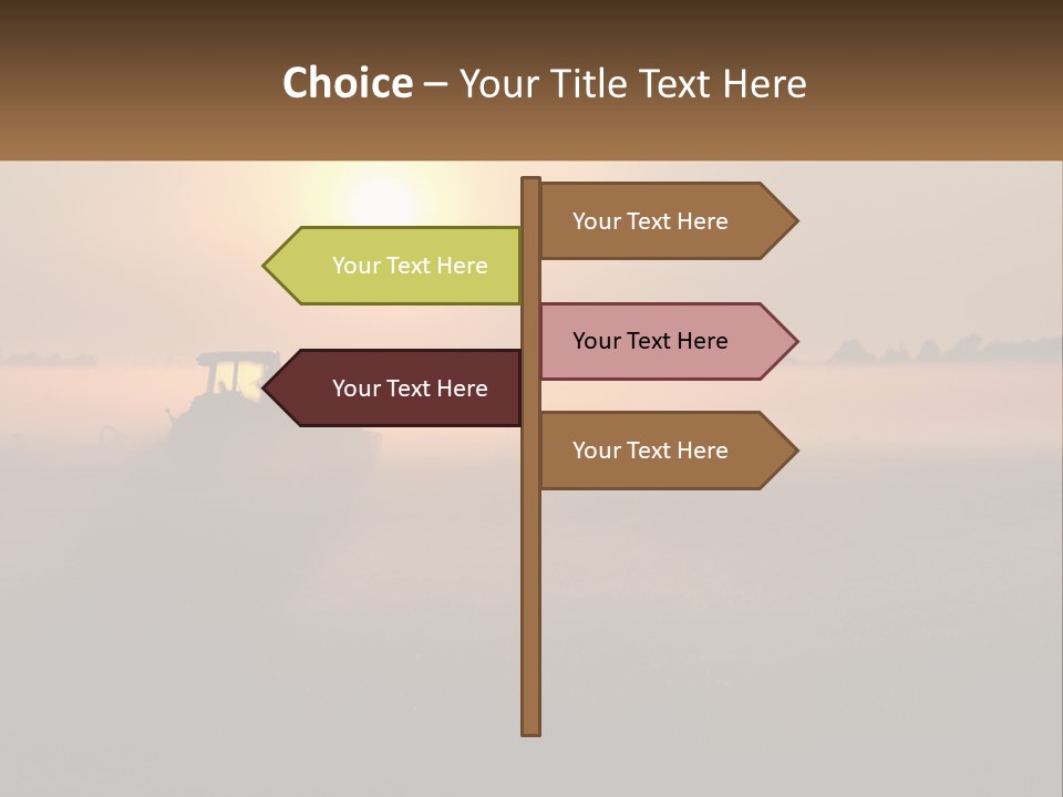Dawn Daylight Crack PowerPoint Template