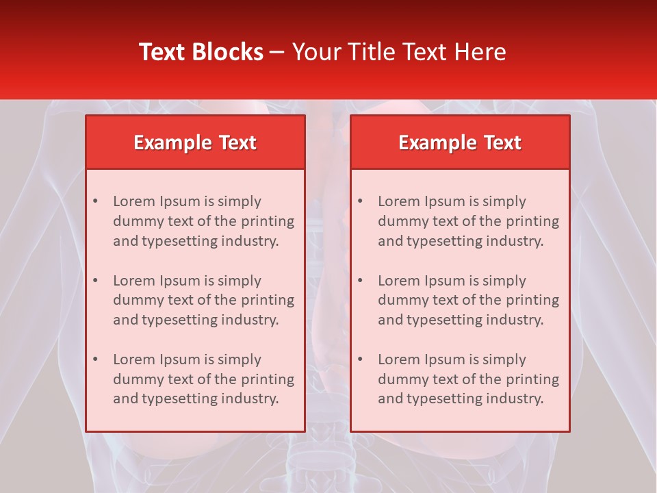 Bones Spinal Rheumatism PowerPoint Template