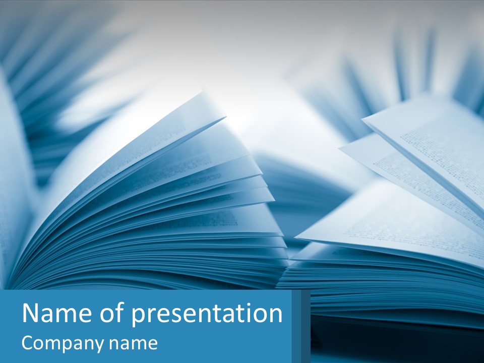 Big Text Dictionary PowerPoint Template