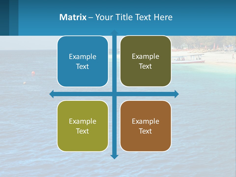 Relax Cloud Blue PowerPoint Template