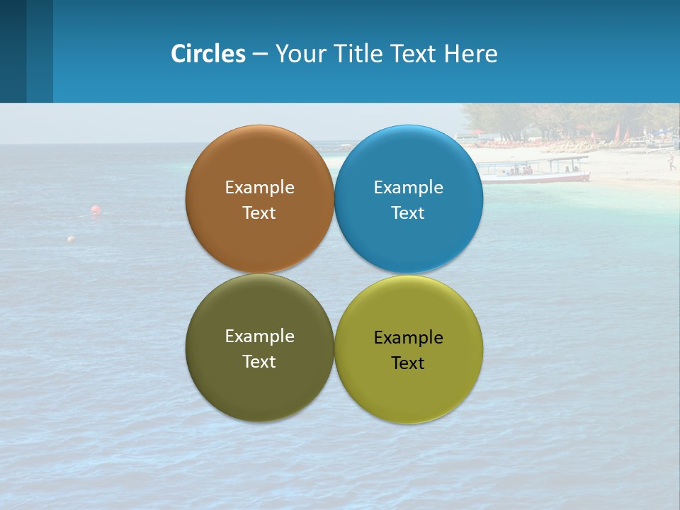 Relax Cloud Blue PowerPoint Template
