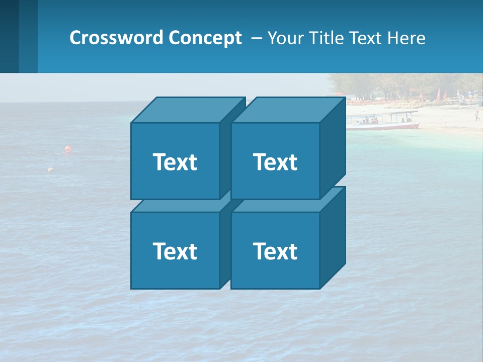 Relax Cloud Blue PowerPoint Template