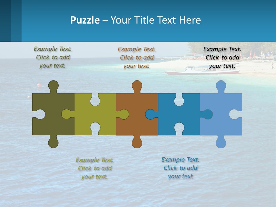 Relax Cloud Blue PowerPoint Template