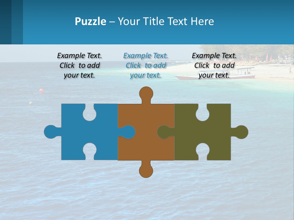 Relax Cloud Blue PowerPoint Template