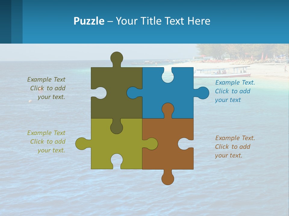 Relax Cloud Blue PowerPoint Template