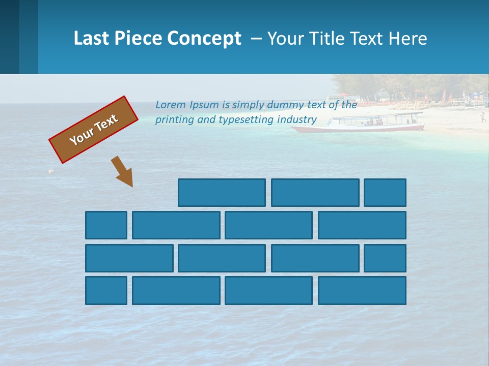 Relax Cloud Blue PowerPoint Template