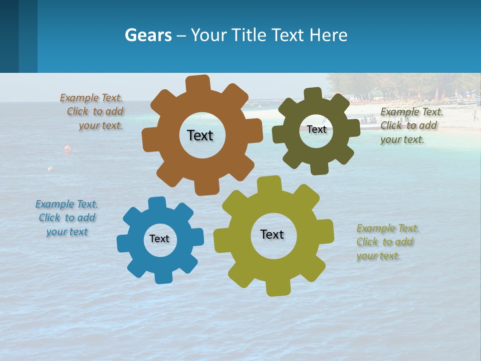 Relax Cloud Blue PowerPoint Template