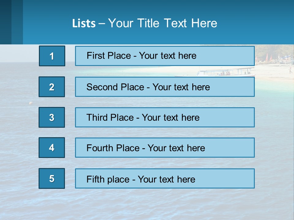 Relax Cloud Blue PowerPoint Template