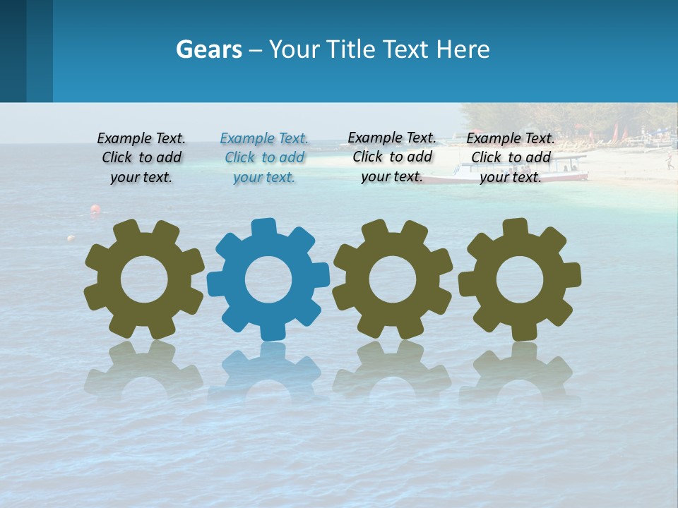 Relax Cloud Blue PowerPoint Template