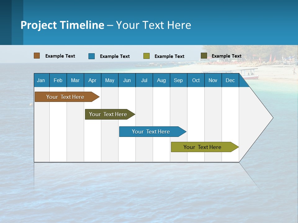 Relax Cloud Blue PowerPoint Template