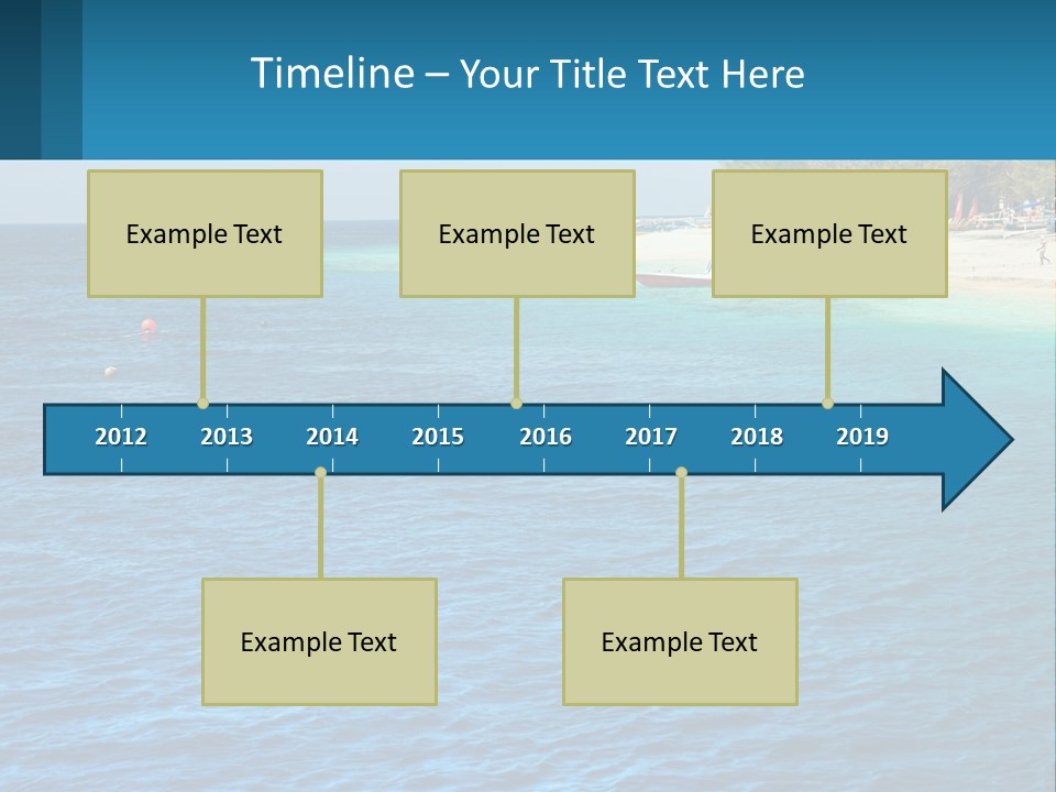 Relax Cloud Blue PowerPoint Template