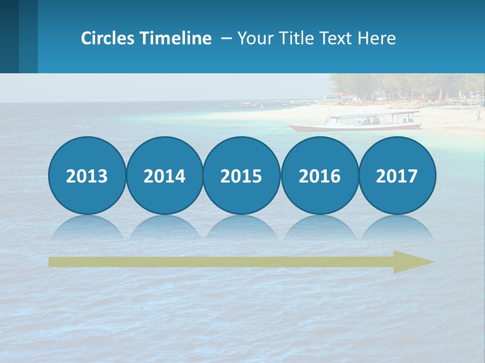 Relax Cloud Blue PowerPoint Template