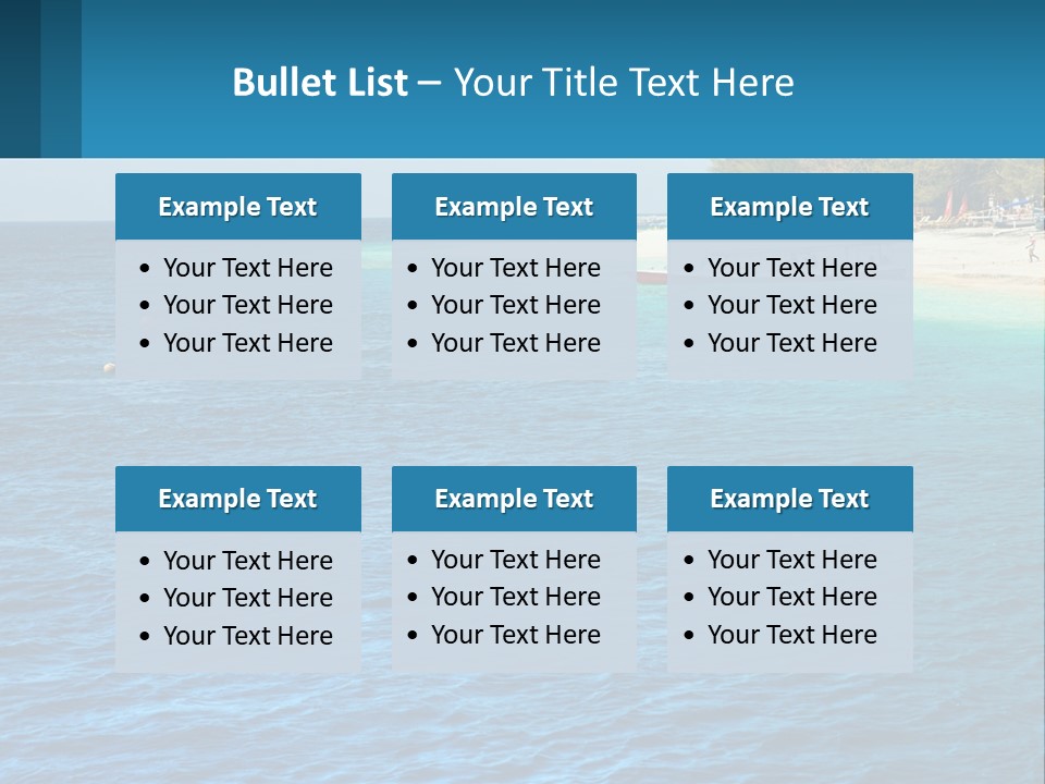 Relax Cloud Blue PowerPoint Template