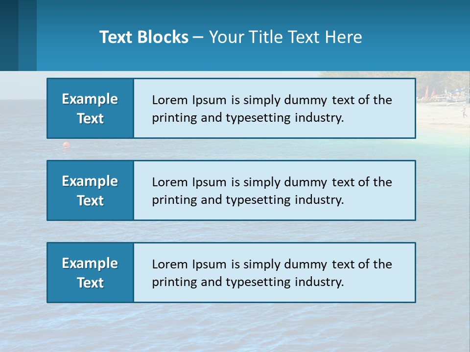 Relax Cloud Blue PowerPoint Template
