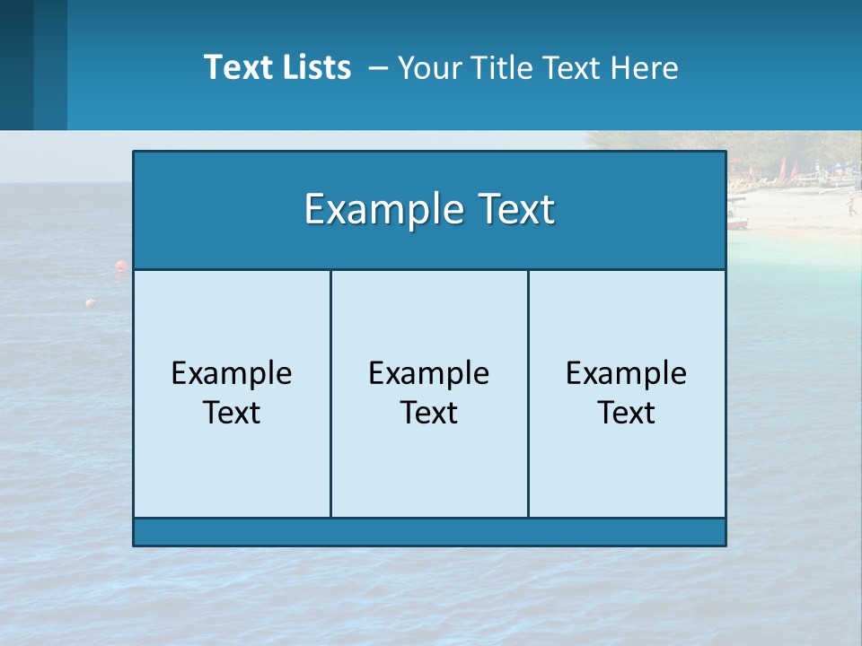 Relax Cloud Blue PowerPoint Template