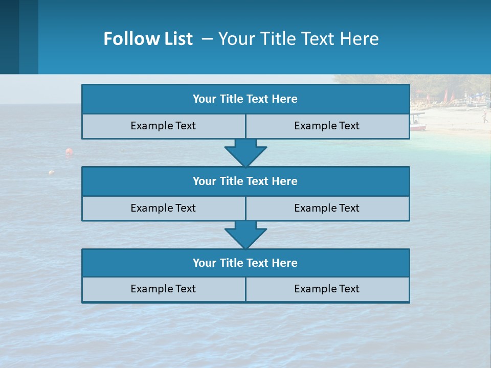 Relax Cloud Blue PowerPoint Template