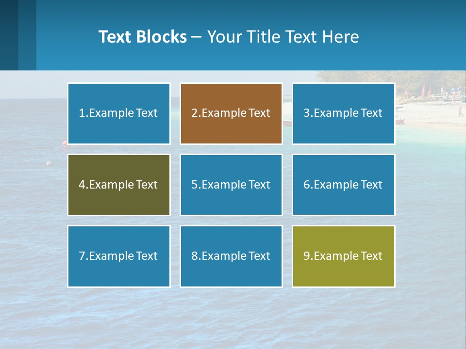 Relax Cloud Blue PowerPoint Template