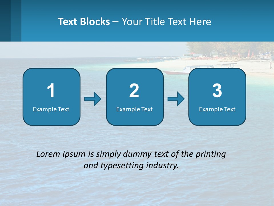 Relax Cloud Blue PowerPoint Template