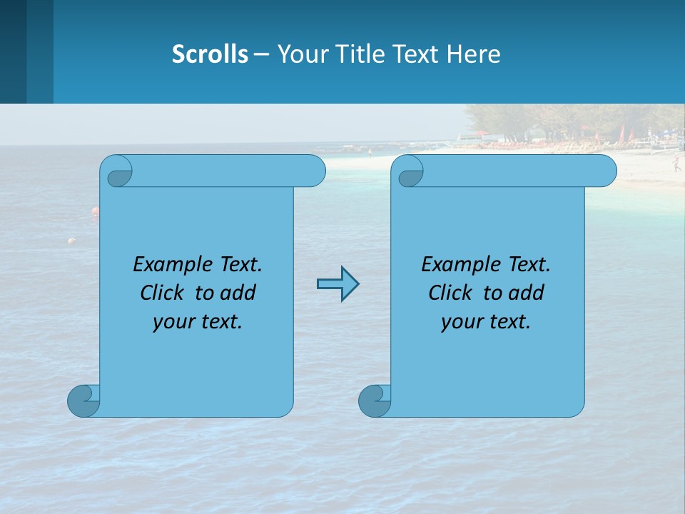 Relax Cloud Blue PowerPoint Template