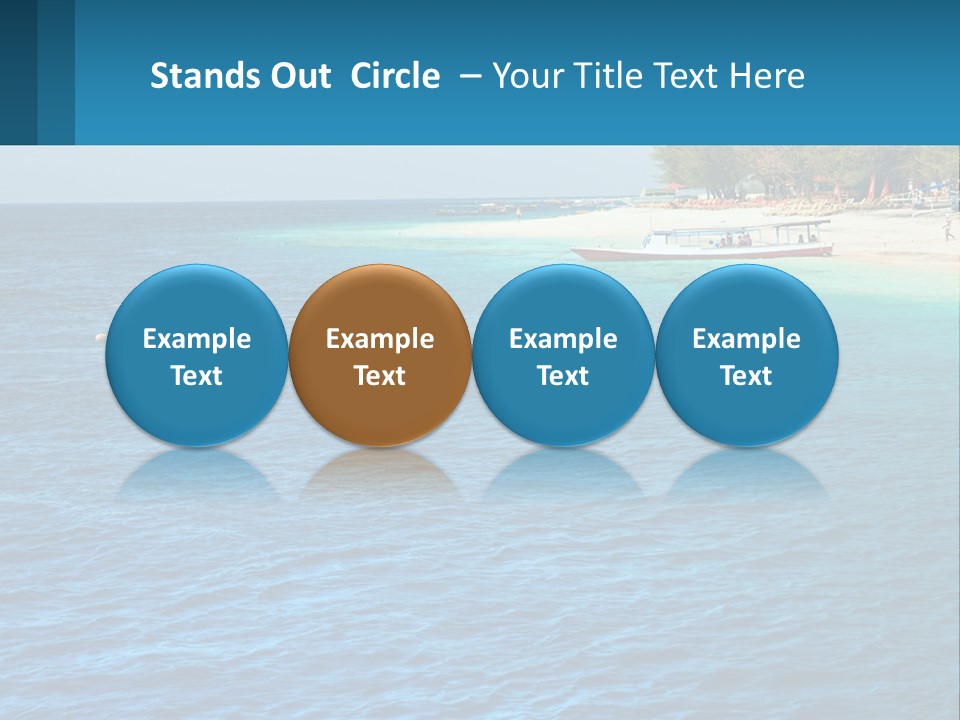 Relax Cloud Blue PowerPoint Template