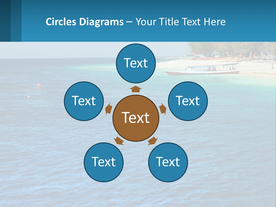 Relax Cloud Blue PowerPoint Template