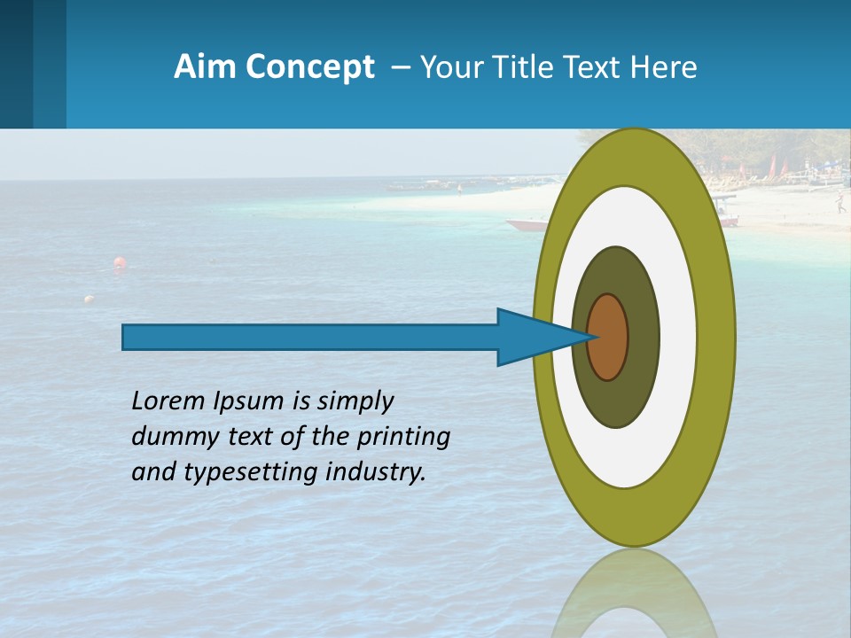 Relax Cloud Blue PowerPoint Template