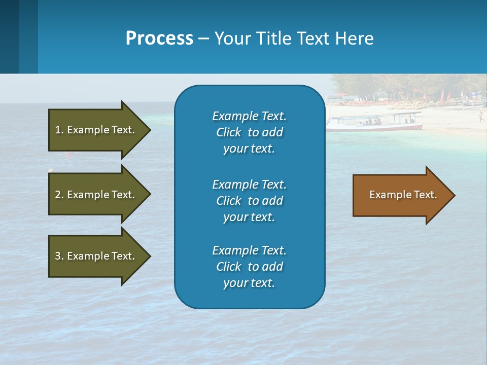 Relax Cloud Blue PowerPoint Template