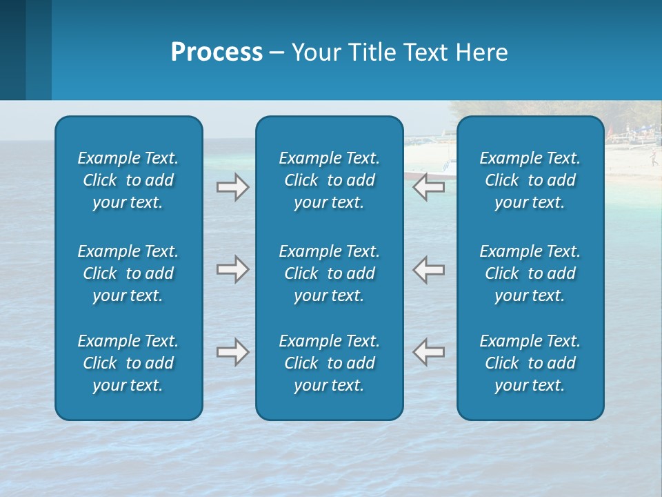 Relax Cloud Blue PowerPoint Template