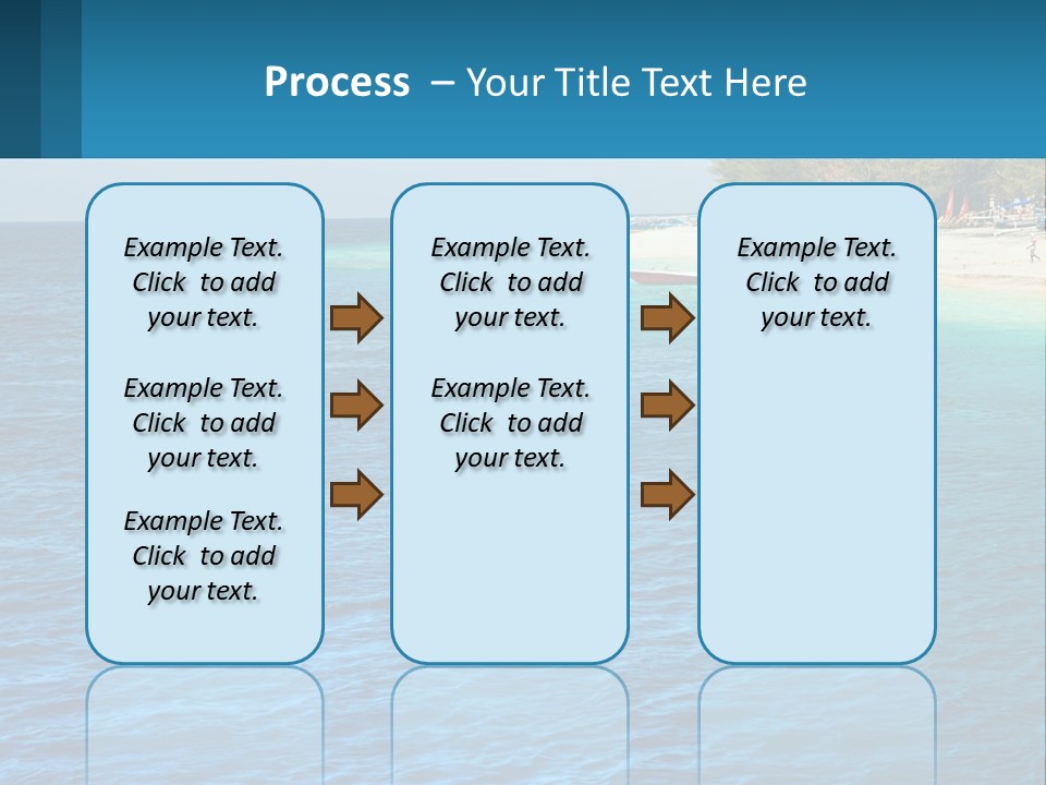 Relax Cloud Blue PowerPoint Template