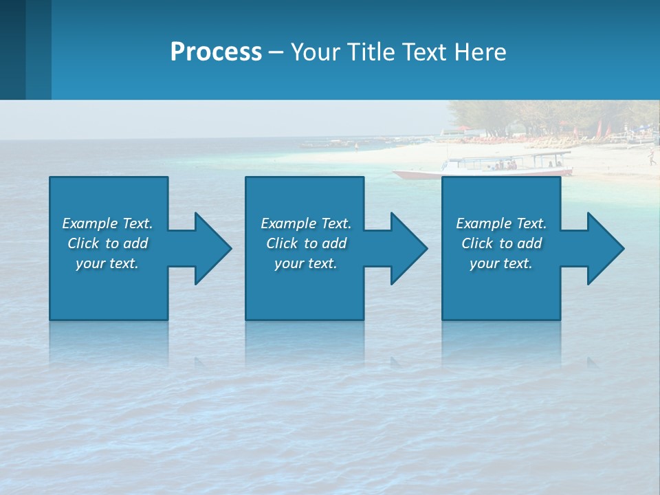 Relax Cloud Blue PowerPoint Template