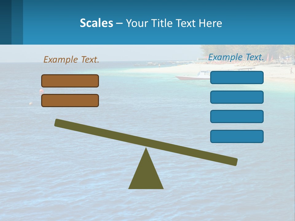 Relax Cloud Blue PowerPoint Template