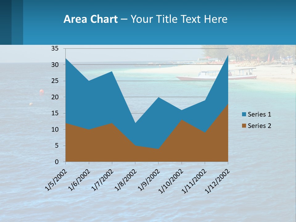Relax Cloud Blue PowerPoint Template