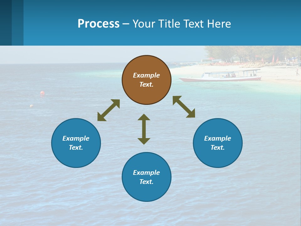 Relax Cloud Blue PowerPoint Template