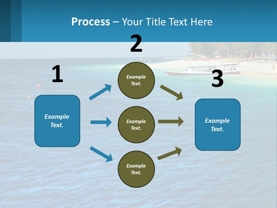 Relax Cloud Blue PowerPoint Template