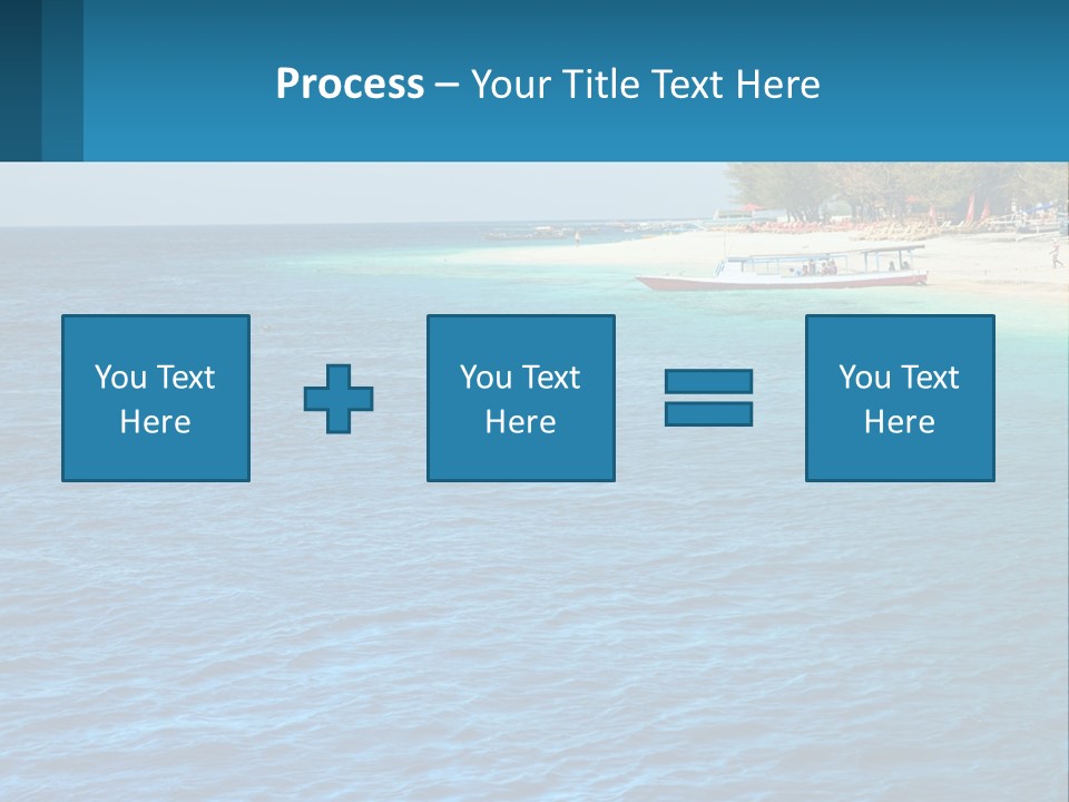 Relax Cloud Blue PowerPoint Template