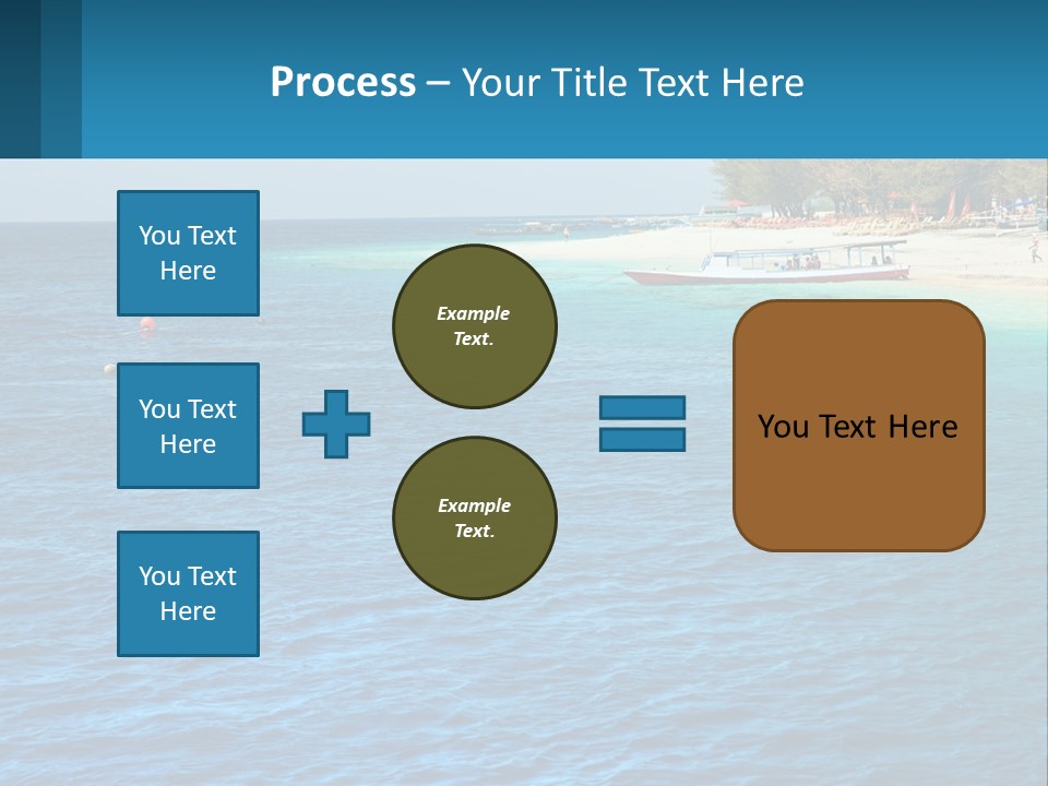 Relax Cloud Blue PowerPoint Template