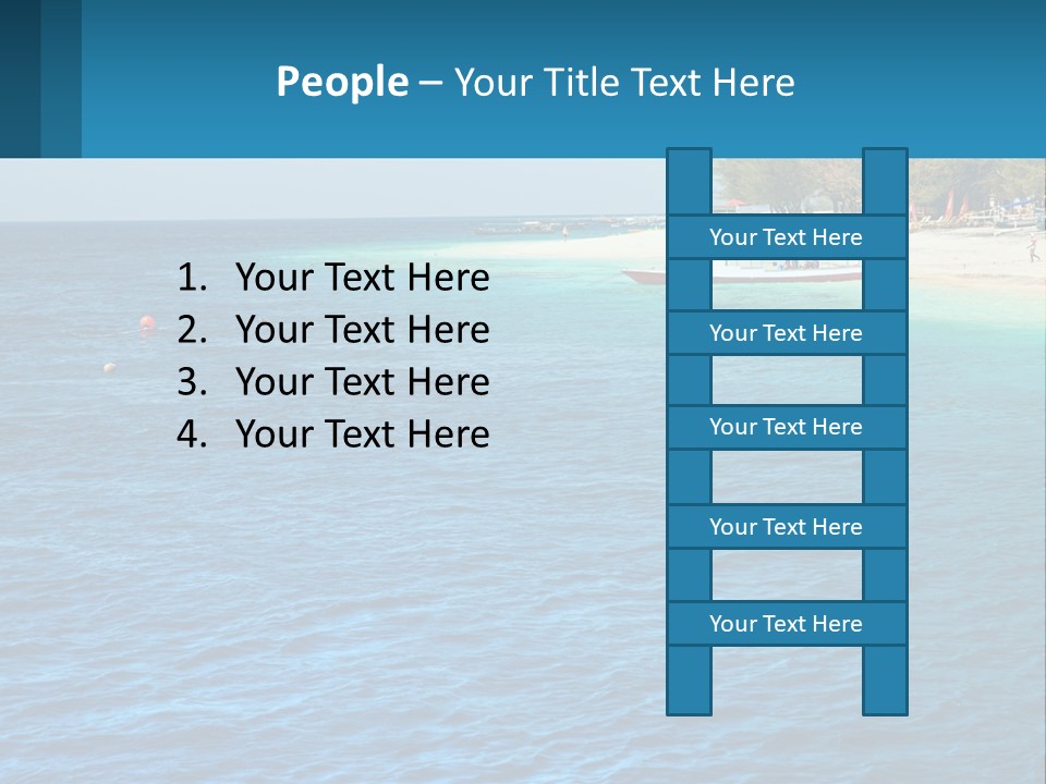 Relax Cloud Blue PowerPoint Template