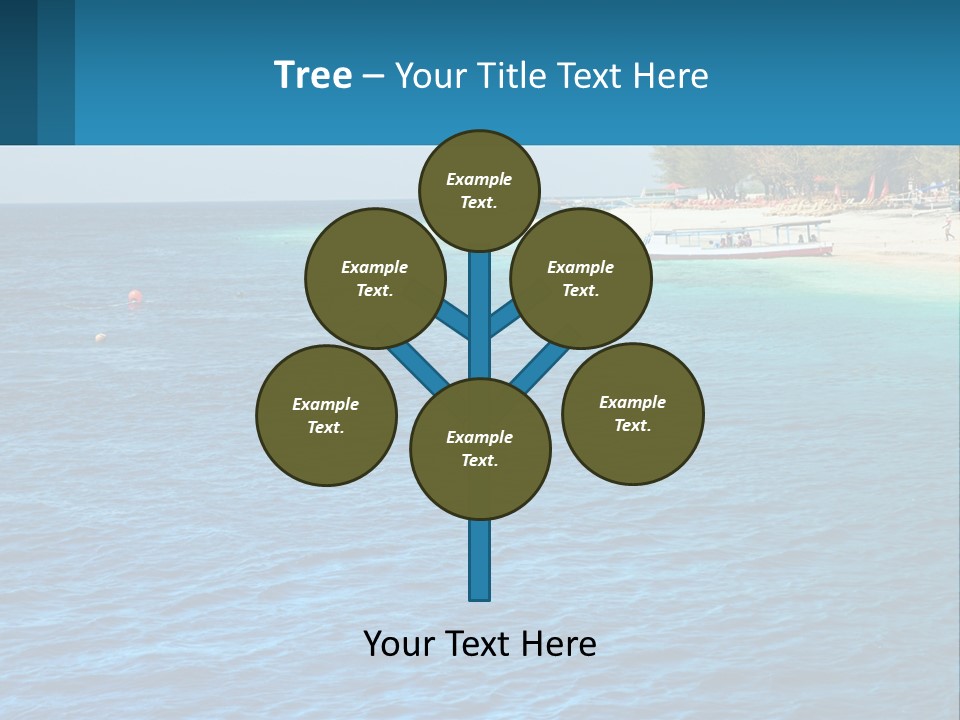 Relax Cloud Blue PowerPoint Template